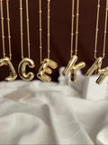 Fashion Bubble Letter Detail Pendant Necklace for Women & Girls