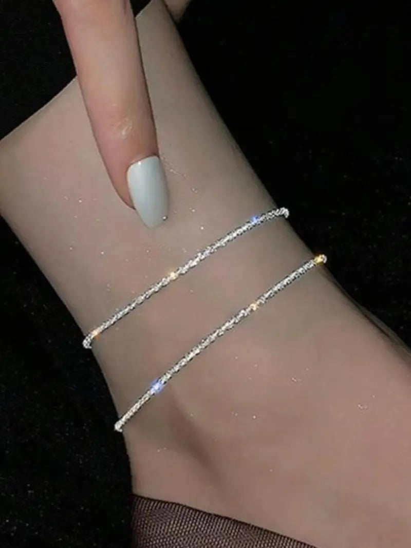 Women's Elegant Multi-Layer Waterproof Anklet