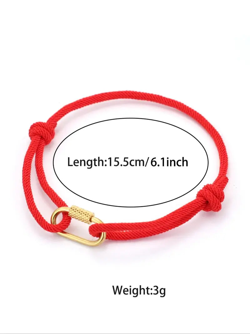 Men's Adjustable Rope Bracelet