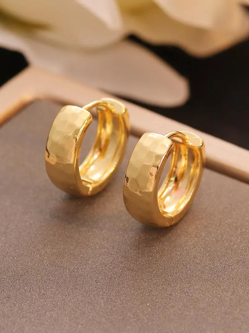 Simple Hoop Earrings, Hoop Shape Earrings