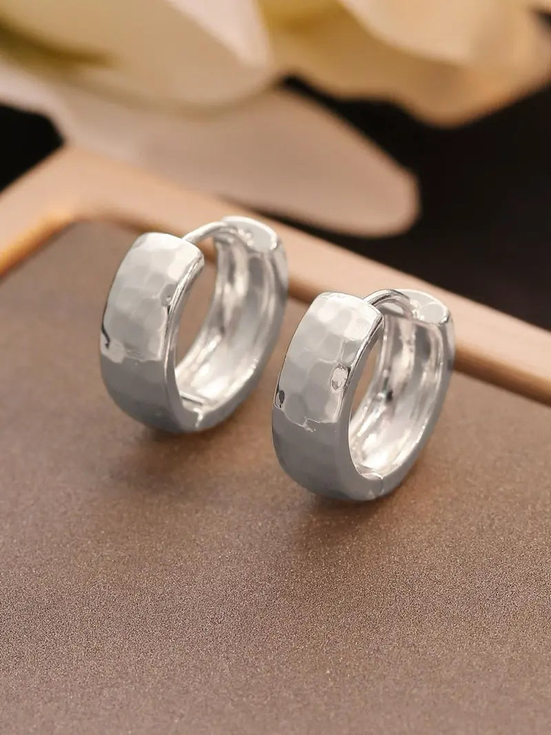 Simple Hoop Earrings, Hoop Shape Earrings