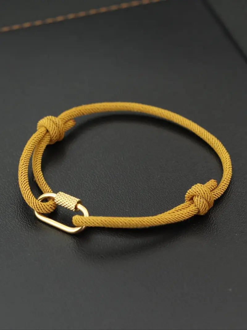 Men's Adjustable Rope Bracelet
