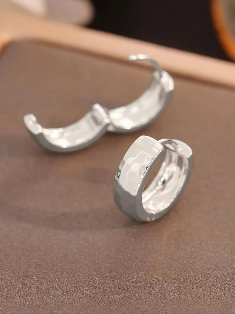 Simple Hoop Earrings, Hoop Shape Earrings