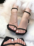 Style Multi-Layer Metal Tassel Anklet