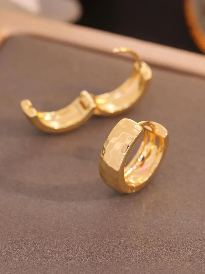 Simple Hoop Earrings, Hoop Shape Earrings