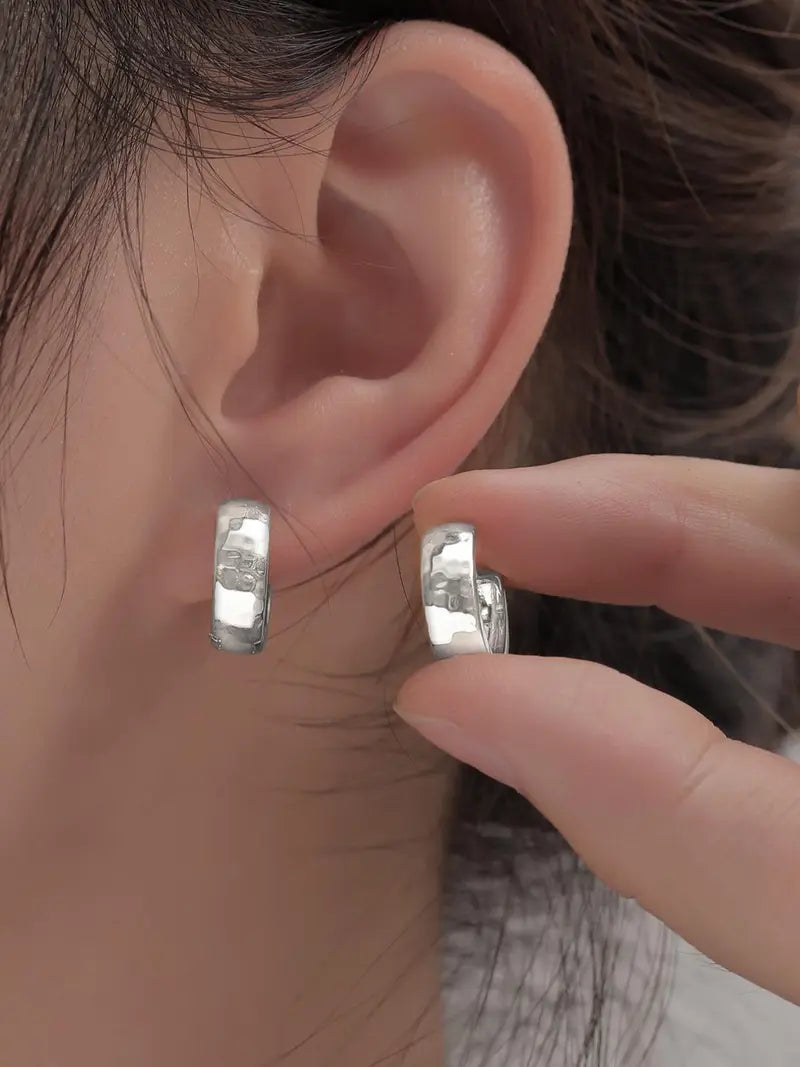 Simple Hoop Earrings, Hoop Shape Earrings